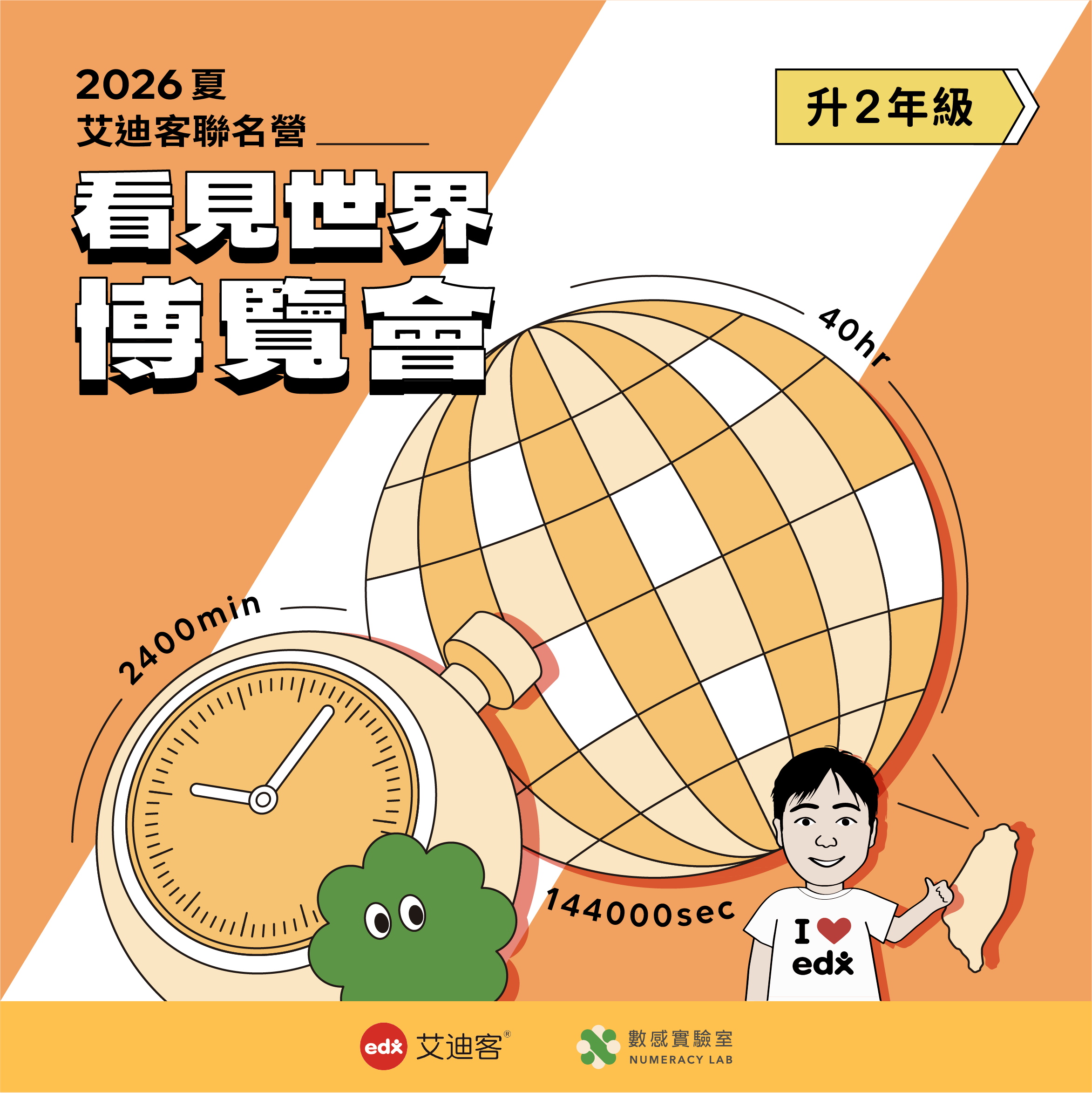 【升2年級】2026夏｜艾迪客聯名營：看見世界博覽會